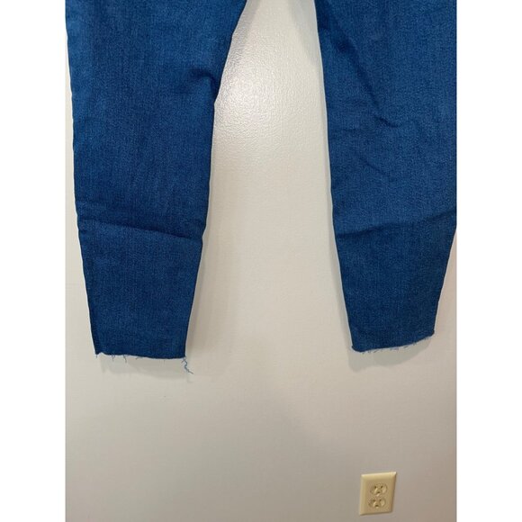 ASOS Denim High-Waisted Distressed Jeans Size 28 Blue - Picture 5 of 10